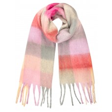 BLATIAL Womens Scarf Winter Big Colorful Checked Thick Warm Soft Scarves Casual Tassel Blanket Scarf,H-Classic Style