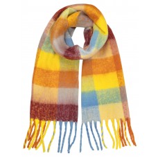 BLATIAL Womens Scarf Winter Big Colorful Checked Thick Warm Soft Scarves Casual Tassel Blanket Scarf,H-Warm Style