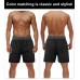 BLATIAL Mens Swim Trunks with Compression Liner Quick Dry Swimsuit Swimming Shorts with Pockets,7 inch-Black,L